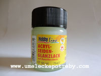 Akrylový lak na živicovej báze - polomatný 50 ml